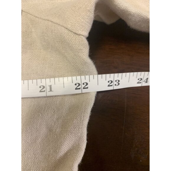 Charter Club Linen Button Up Cropped Blazer Size XL - Picture 5 of 7